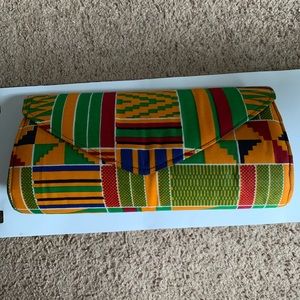 Handmade African Print Colorful Clutch bag